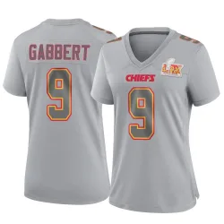 Women's Blaine Gabbert Kansas City Chiefs No.9 Game Atmosphere Fashion Super Bowl LIX Jersey - Gray