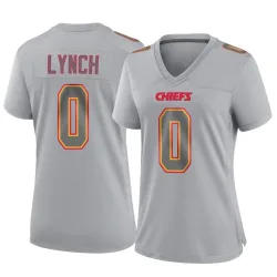Women's Blake Lynch Kansas City Chiefs No.0 Game Atmosphere Fashion Jersey - Gray