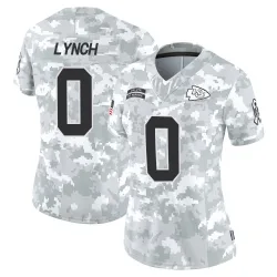 Women's Blake Lynch Kansas City Chiefs No.0 Limited 2024 Salute to Service Jersey - Arctic Camo