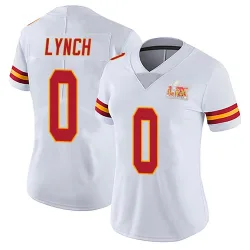 Women's Blake Lynch Kansas City Chiefs No.0 Limited Vapor Untouchable Super Bowl LIX Jersey - White