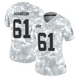 Women's C.J. Hanson Kansas City Chiefs No.61 Limited 2024 Salute to Service Jersey - Arctic Camo