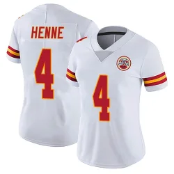 Women's Chad Henne Kansas City Chiefs No.4 Limited Vapor Untouchable Jersey - White