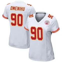 Women's Charles Omenihu Kansas City Chiefs No.90 Game Jersey - White