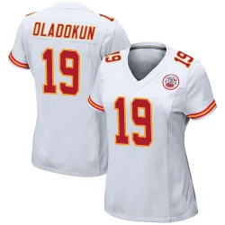 Women's Chris Oladokun Kansas City Chiefs No.19 Game Jersey - White