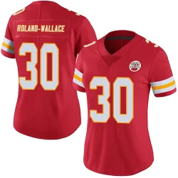 Women's Christian Roland-Wallace Kansas City Chiefs No.30 Limited Team Color Vapor Untouchable Jersey - Red