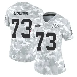 Women's Dalton Cooper Kansas City Chiefs No.73 Limited 2024 Salute to Service Jersey - Arctic Camo