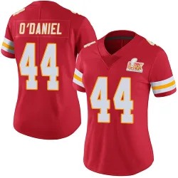 Women's Dorian O'Daniel Kansas City Chiefs No.44 Limited Team Color Vapor Untouchable Super Bowl LIX Jersey - Red