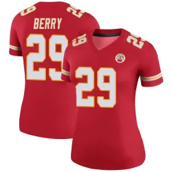Women's Eric Berry Kansas City Chiefs No.29 Legend Color Rush Jersey - Red