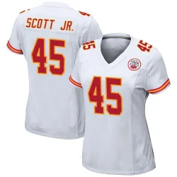Women's Eric Scott Jr. Kansas City Chiefs No.45 Game Jersey - White