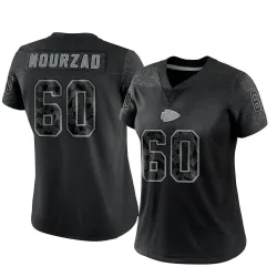 Women's Hunter Nourzad Kansas City Chiefs No.60 Limited Reflective Jersey - Black