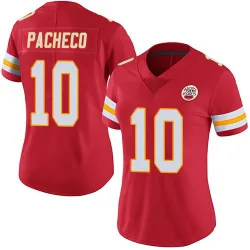 Women's Isiah Pacheco Kansas City Chiefs No.10 Limited Team Color Vapor Untouchable Jersey - Red