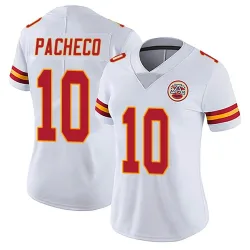 Women's Isiah Pacheco Kansas City Chiefs No.10 Limited Vapor Untouchable Jersey - White