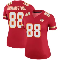 Women's Jake Briningstool Kansas City Chiefs No.88 Legend Color Rush Jersey - Red