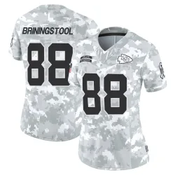 Women's Jake Briningstool Kansas City Chiefs No.88 Limited 2024 Salute to Service Jersey - Arctic Camo