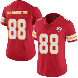 Women's Jake Briningstool Kansas City Chiefs No.88 Limited Team Color Vapor Untouchable Jersey - Red