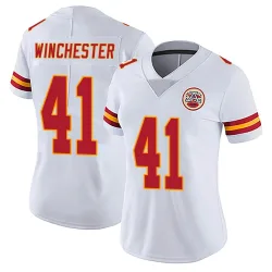Women's James Winchester Kansas City Chiefs No.41 Limited Vapor Untouchable Jersey - White
