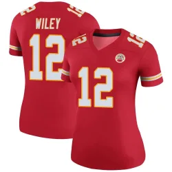 Women's Jared Wiley Kansas City Chiefs No.12 Legend Color Rush Jersey - Red