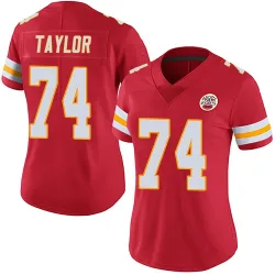 Women's Jawaan Taylor Kansas City Chiefs No.74 Limited Team Color Vapor Untouchable Jersey - Red