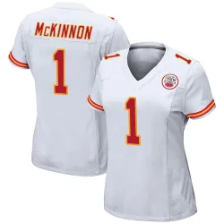 Women's Jerick McKinnon Kansas City Chiefs No.1 Game Jersey - White