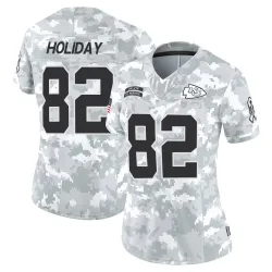 Women's Jimmy Holiday Kansas City Chiefs No.82 Limited 2024 Salute to Service Jersey - Arctic Camo