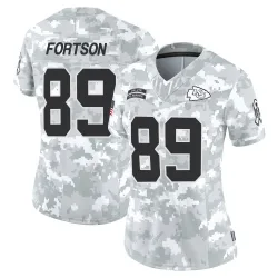 Women's Jody Fortson Kansas City Chiefs No.89 Limited 2024 Salute to Service Jersey - Arctic Camo