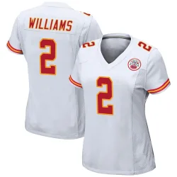 Women's Joshua Williams Kansas City Chiefs No.2 Game Jersey - White