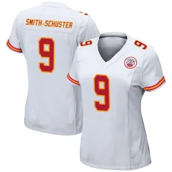 Women's JuJu Smith-Schuster Kansas City Chiefs No.9 Game Jersey - White