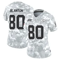 Women's Kendall Blanton Kansas City Chiefs No.80 Limited 2024 Salute to Service Jersey - Arctic Camo