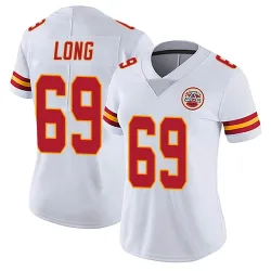 Women's Kyle Long Kansas City Chiefs No.69 Limited Vapor Untouchable Jersey - White