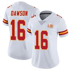 Women's Len Dawson Kansas City Chiefs No.16 Limited Vapor Untouchable Super Bowl LIX Jersey - White