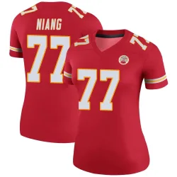 Women's Lucas Niang Kansas City Chiefs No.77 Legend Color Rush Jersey - Red