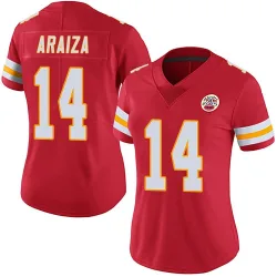 Women's Matt Araiza Kansas City Chiefs No.14 Limited Team Color Vapor Untouchable Jersey - Red