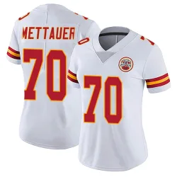 Women's McKade Mettauer Kansas City Chiefs No.70 Limited Vapor Untouchable Jersey - White