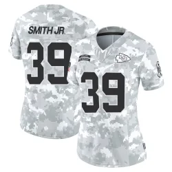 Women's Melvin Smith Jr. Kansas City Chiefs No.39 Limited 2024 Salute to Service Jersey - Arctic Camo