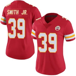 Women's Melvin Smith Jr. Kansas City Chiefs No.39 Limited Team Color Vapor Untouchable Jersey - Red
