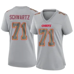 Women's Mitchell Schwartz Kansas City Chiefs No.71 Game Atmosphere Fashion Jersey - Gray