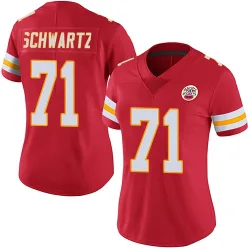 Women's Mitchell Schwartz Kansas City Chiefs No.71 Limited Team Color Vapor Untouchable Jersey - Red