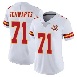 Women's Mitchell Schwartz Kansas City Chiefs No.71 Limited Vapor Untouchable Jersey - White