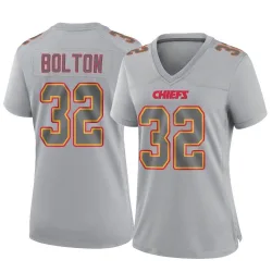 Women's Nick Bolton Kansas City Chiefs No.32 Game Atmosphere Fashion Jersey - Gray
