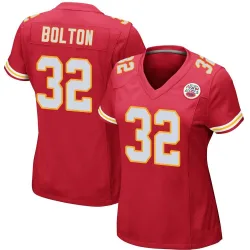 Women's Nick Bolton Kansas City Chiefs No.32 Game Team Color Jersey - Red