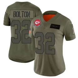 Women's Nick Bolton Kansas City Chiefs No.32 Limited 2019 Salute to Service Jersey - Camo