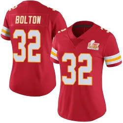 Women's Nick Bolton Kansas City Chiefs No.32 Limited Team Color Vapor Untouchable Super Bowl LIX Jersey - Red
