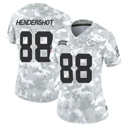 Women's Peyton Hendershot Kansas City Chiefs No.88 Limited 2024 Salute to Service Jersey - Arctic Camo