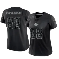 Women's Peyton Hendershot Kansas City Chiefs No.88 Limited Reflective Jersey - Black
