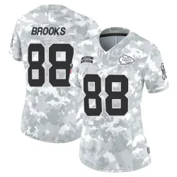 Women's Phillip Brooks Kansas City Chiefs No.88 Limited 2024 Salute to Service Jersey - Arctic Camo