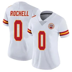 Women's Robert Rochell Kansas City Chiefs No.0 Limited Vapor Untouchable Jersey - White