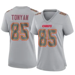 Women's Robert Tonyan Kansas City Chiefs No.85 Game Atmosphere Fashion Jersey - Gray