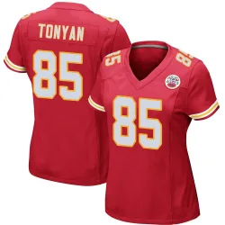 Women's Robert Tonyan Kansas City Chiefs No.85 Game Team Color Jersey - Red