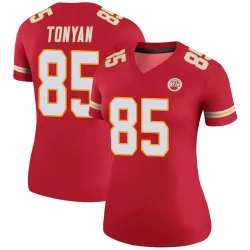 Women's Robert Tonyan Kansas City Chiefs No.85 Legend Color Rush Jersey - Red