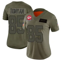 Women's Robert Tonyan Kansas City Chiefs No.85 Limited 2019 Salute to Service Jersey - Camo